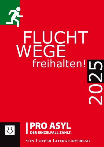 Kalender Fluchtwege freihalten! 2025